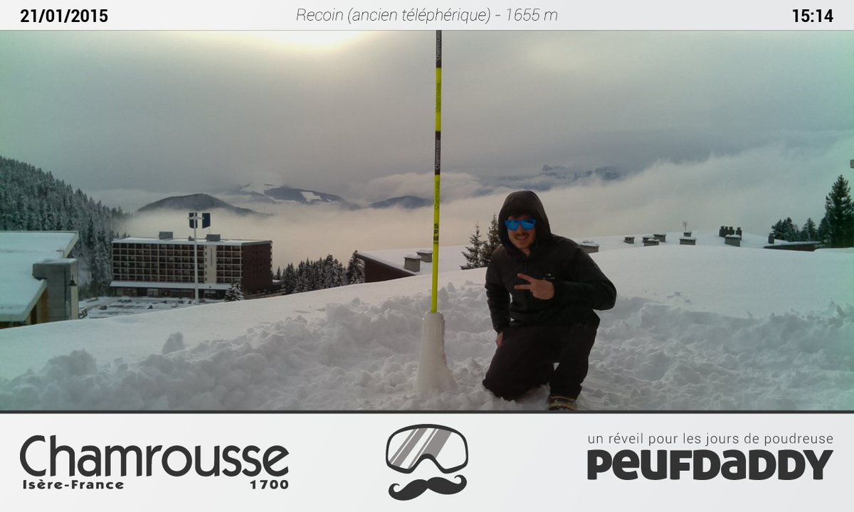 GlobeSkieur's tweet photo. Souvenir des tout premiers mois de @peufdaddy et de ma #snowstake #powdercam ร base de Raspberry Pi ๐ค๐ https://t.co/HQ2Jfe9dOn