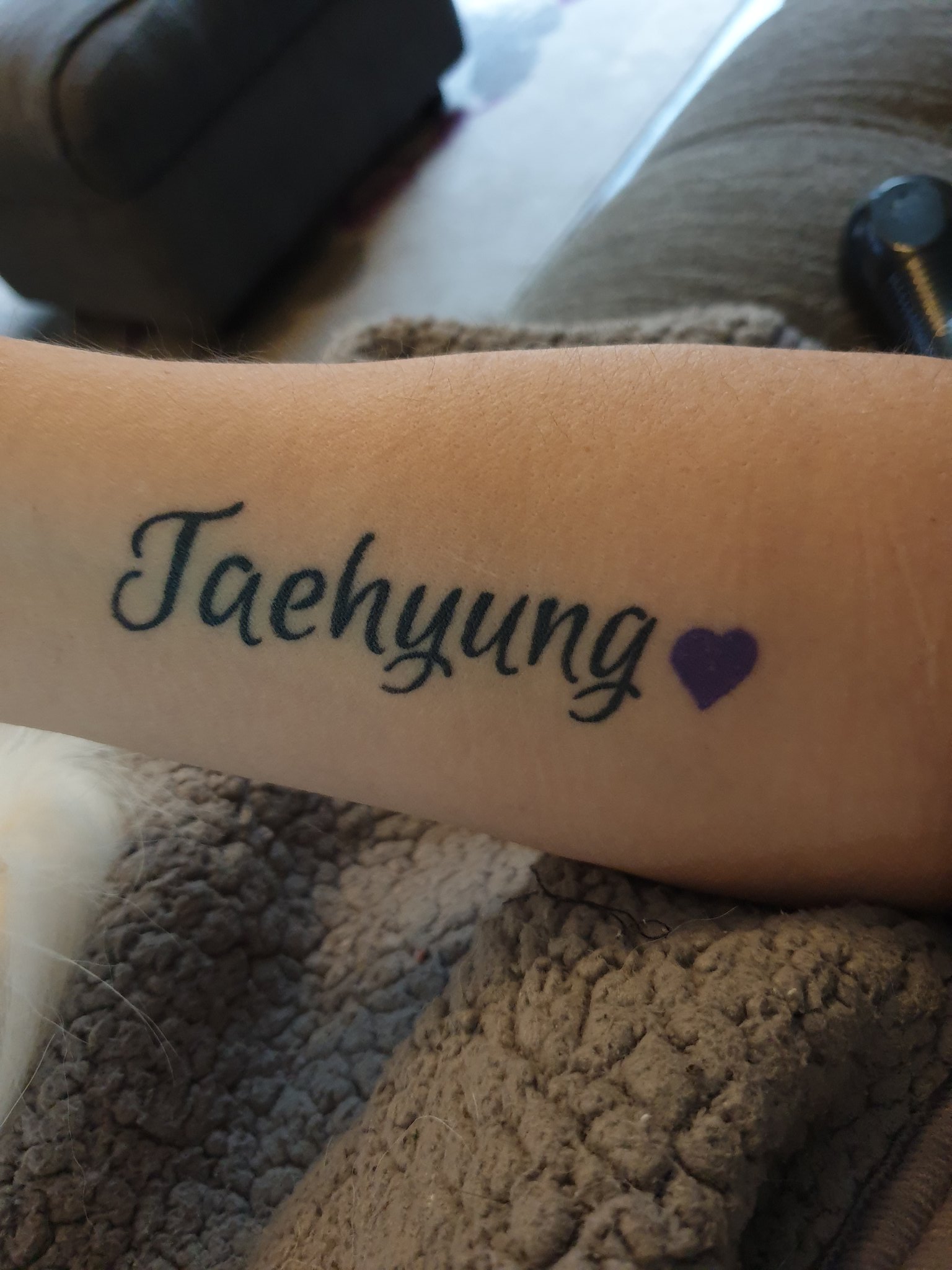 Michtaela V A Twitter This Is One Of My Tattoos The Font Used Is Called Euphoria So This Is Also My Taekook Tattoo Your Body Your Money I M 40 No One Has The Michtaela V A Twitter This Is One Of My Tattoos The Font Used Is Called Euphoria So This Is Also My Taekook Tattoo Your Body Your Money I M 40 No One Has The