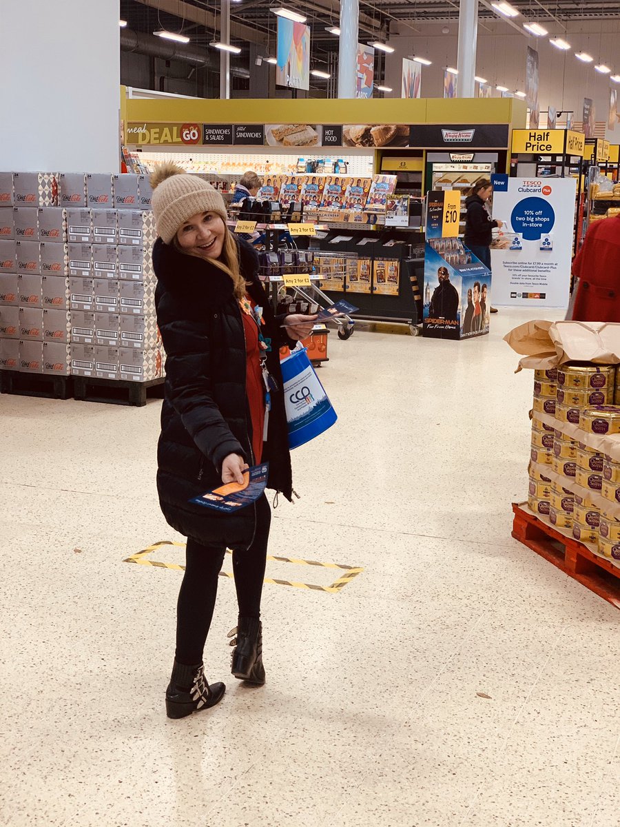 P3GlosOutreach's tweet photo. Yesterday afternoon some of the P3 outreach team went to help @CCPCharity with their hamper scamper! We managed to get 3 large trolleys full of donations for those who may need food at Christmas time! 🎄✨💛 #oneteam #p3outreach #hamperscamper #christmasaid #ccp https://t.co/PvKc7JeeBl