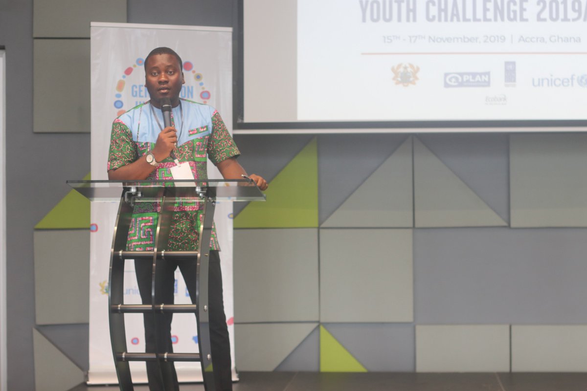 AshesiDesign's tweet photo. The MC for today is Mr. Stephen Baah, a Business Development Manager and works with A1 Cake Bread

The sponsors for this program are @UNICEFGhana @EcobankGhanaLtd, @UNDPGhana and Plan International

#Ghana #DLab #GenUnlimited @Ashesi @UNICEFGhana  @EcobankGhanaLtd, @UNDPGhana https://t.co/rszE9mBX1X