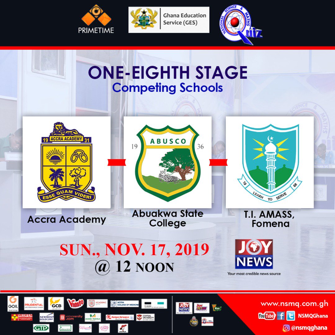 mobafraternity's tweet photo. #MOBALive Happy weekend, fam! #NSMQ2019 https://t.co/yT7ojl3Hy7