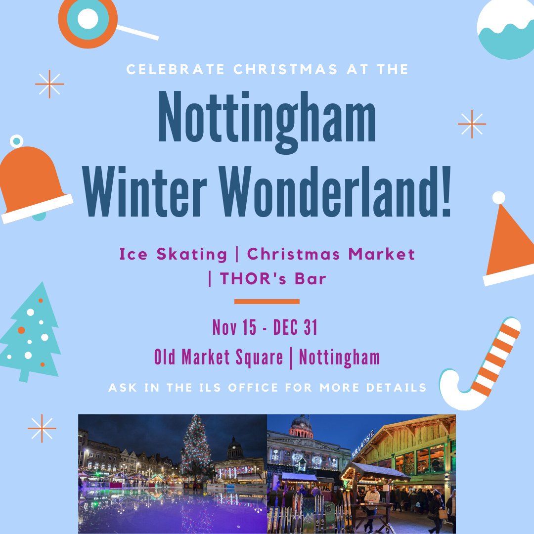 ilsenglish's tweet photo. The Nottingham Winter Wonderland has officially opened 😄 ❄️ Pop down to experience the best Christmas fun Nottingham has to offer #Nottingham #Notts #Christmas #WinterWonderland https://t.co/my7UWpz1GA
