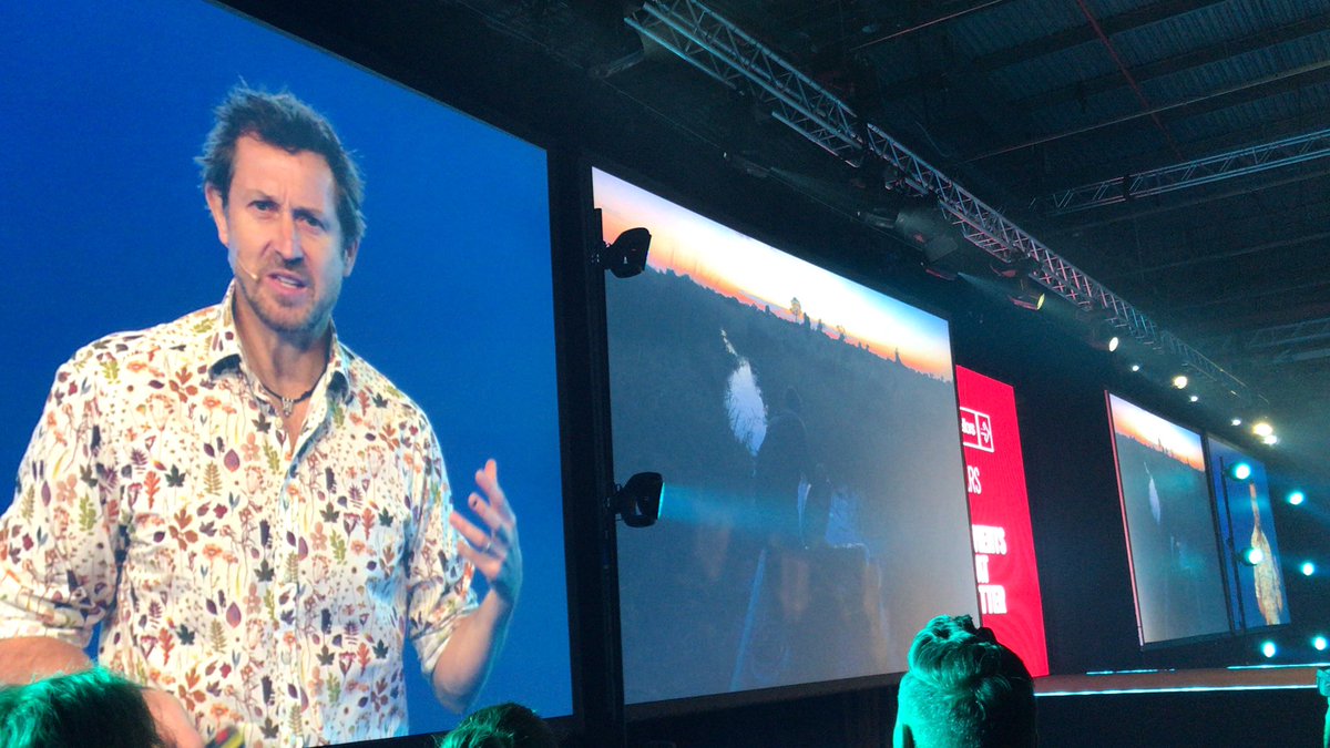 EmmaOtterTravel's tweet photo. Listening to the incredible stories from BBC Planet Earth producer @ChaddenH, one of our key speakers at #TCConf19 https://t.co/lo7WgBt43I