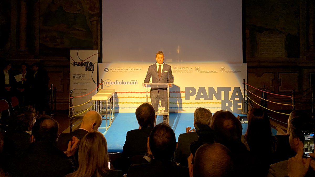 “Del Centro Italia ci si dimentica puntualmente. Pensare ai nostri territori come singole Regioni è sbagliato. Dobbiamo proporci come una grande piattaforma unica”, il Presidente <a href="/giulionatalizia/">Giulio Natalizia</a> apre #PantaRei2019