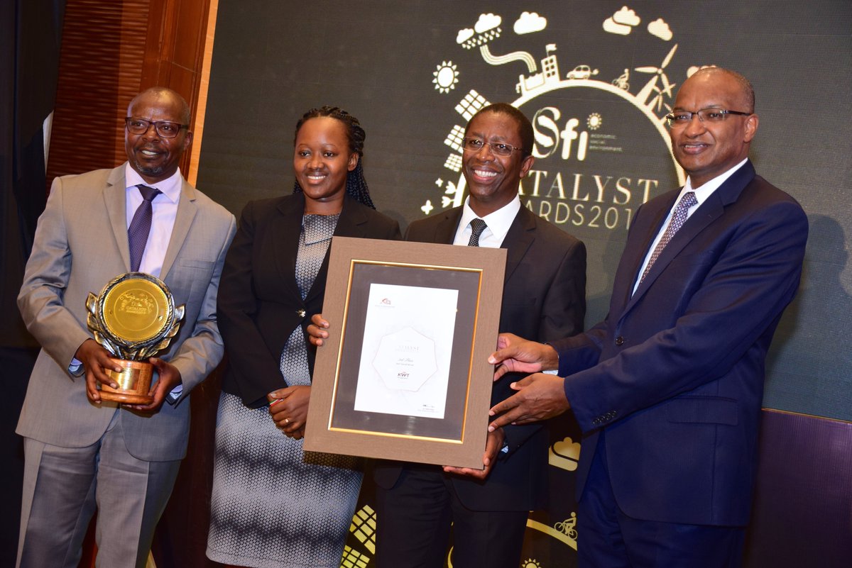 KenyaBankers's tweet photo. @Coopbankenya is this year’s overall winner of the Sustainable Finance Initiative Catalyst Awards for financial service providers. An independent judging panel placed @KeEquityBank second overall position and #KWFT in the third position. #SFIcatalystAwards https://t.co/4HyXPDMaru