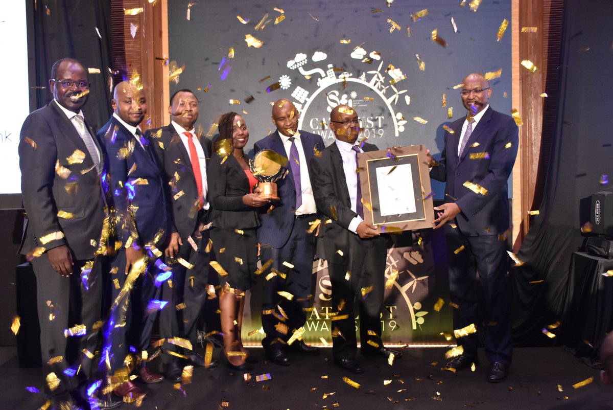 KenyaBankers's tweet photo. @Coopbankenya is this year’s overall winner of the Sustainable Finance Initiative Catalyst Awards for financial service providers. An independent judging panel placed @KeEquityBank second overall position and #KWFT in the third position. #SFIcatalystAwards https://t.co/4HyXPDMaru