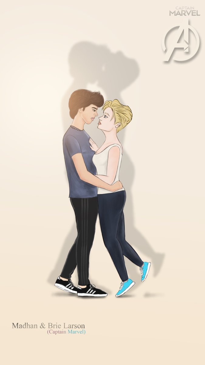 madhandrifter's tweet photo. What If? 😋 #Madhan &amp; @brielarson 💞💏💗💓 
#CarolDanvers #CaptainMarvel #Avengers #AvengersEndgame #brielarson #myfavcharacter #love .. love you brie larson #fanboy!! https://t.co/dOk9hApItn