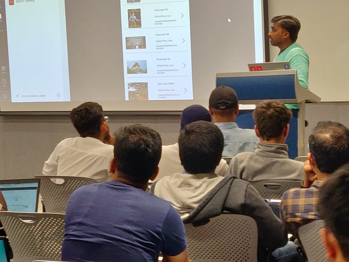 Anbu_Mani27's tweet image. The next awesome session is on Building Teams Solutions using Power Platform(PowerApps and Flow) by @SOFTKRISHNAN

#MS365DevBootcamp #MSEvents #IndiaMVP #M365Bootcamp 
#office365 #mvpbuzz #MS365DevBootcampBLR