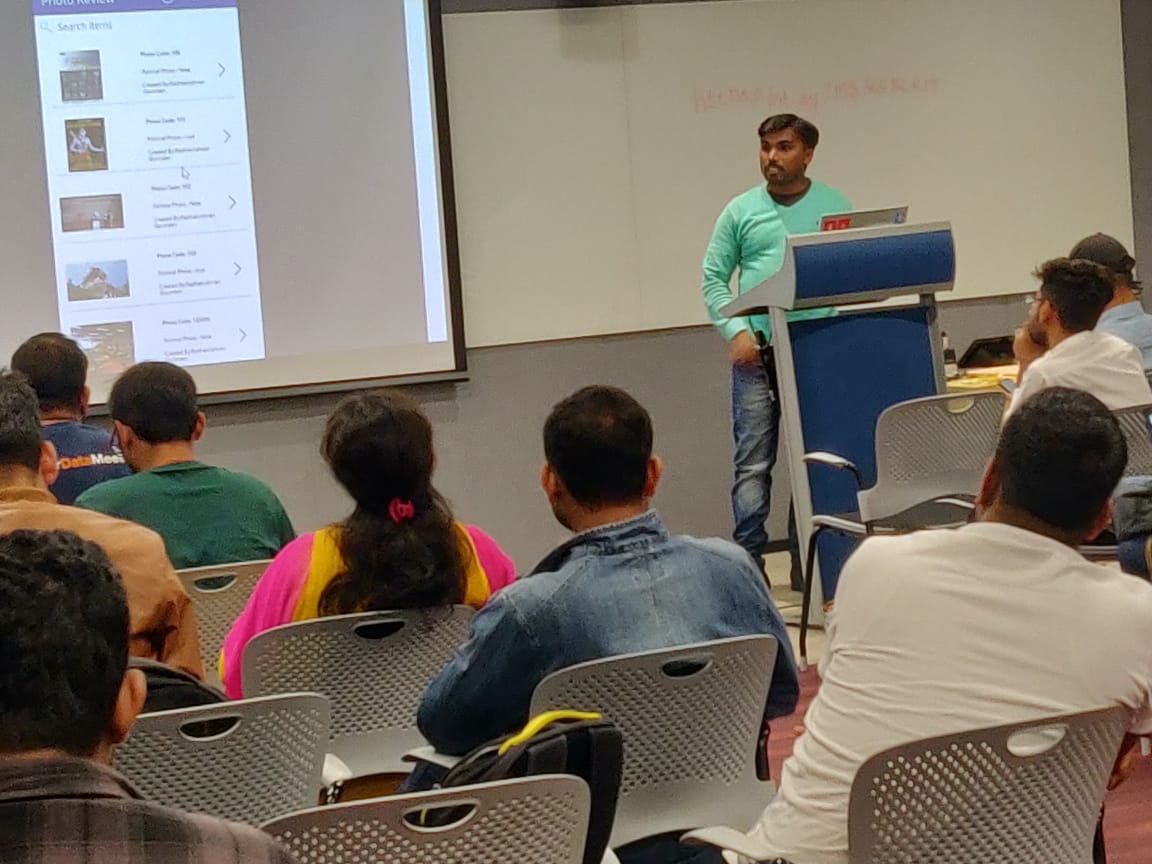 Anbu_Mani27's tweet image. The next awesome session is on Building Teams Solutions using Power Platform(PowerApps and Flow) by @SOFTKRISHNAN

#MS365DevBootcamp #MSEvents #IndiaMVP #M365Bootcamp 
#office365 #mvpbuzz #MS365DevBootcampBLR