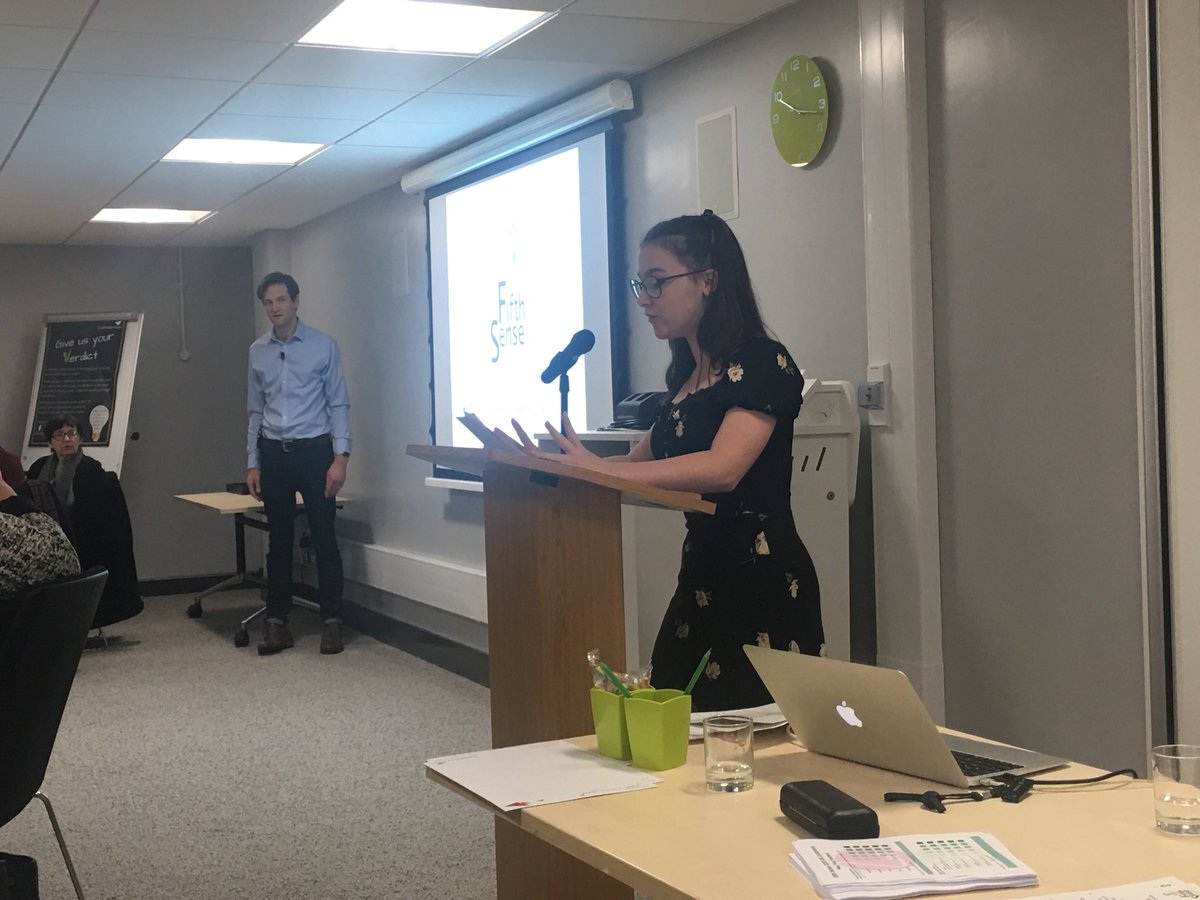 KitchenBee's tweet image. ‘When I was a kid, dinnertimes were things of nightmares’. Fifteen year old Abi Millard is giving a very moving speech on having congenital anosmia #FifthSenseConference. I first met Abi when she was nine and it’s wonderful to see her again but sad that her anosmia is not cured.