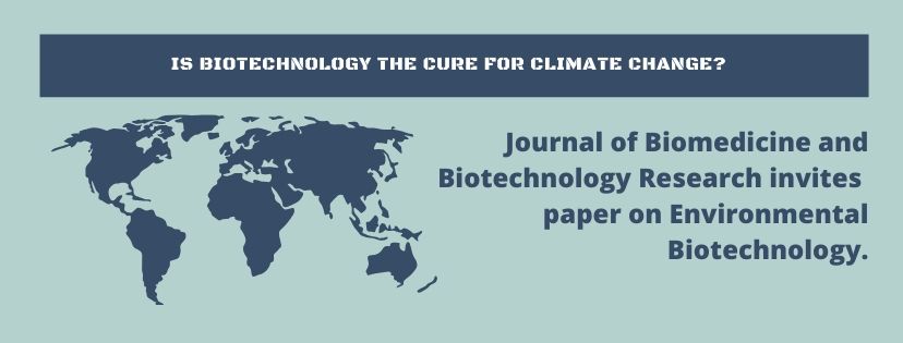 Being an #Environmental #biotechnologist do you think #Biotechnology can be the cure to #ClimateChange 
Our #journal invites #article on #environmental biotechnology for our issue. 
DM for queries.
Submit here: bit.ly/2NRHwll