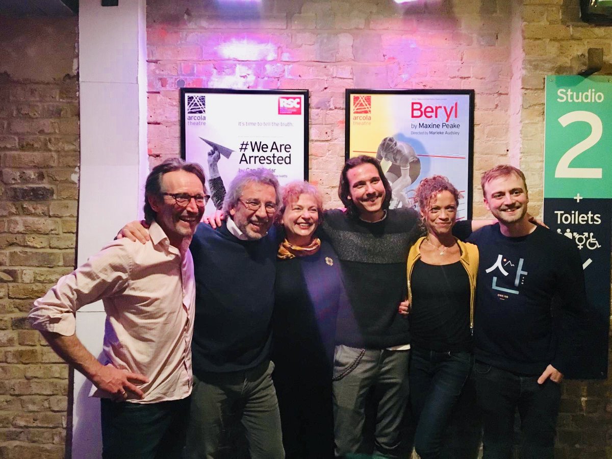 candundaradasi's tweet photo. It was an extraordinary night.
Watching the story of our family and our country through your amazing performance was a once-in-a-lifetime experience.
Sincere thanks to
Peter Hamilton Dyer (Can)
@indraove (Dilek)
Jamie Cameron (Ege)
@arcolatheatre 
@TheRSC 
#WeAreArrested https://t.co/1yFSYSw05O