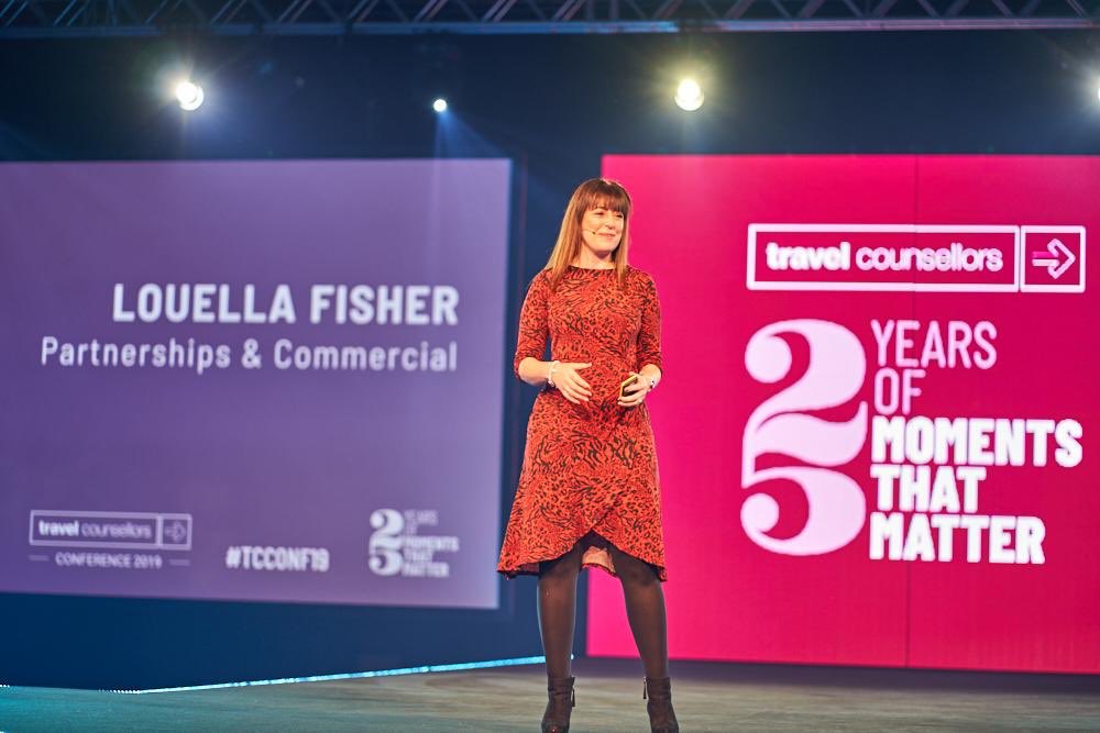 life_at_tc's tweet photo. How great was it to hear from Louella Fisher, our Head of Partnerships and Commcerical on all that is coming for our customers in the next year #TCConf19 https://t.co/dNe8adqO04