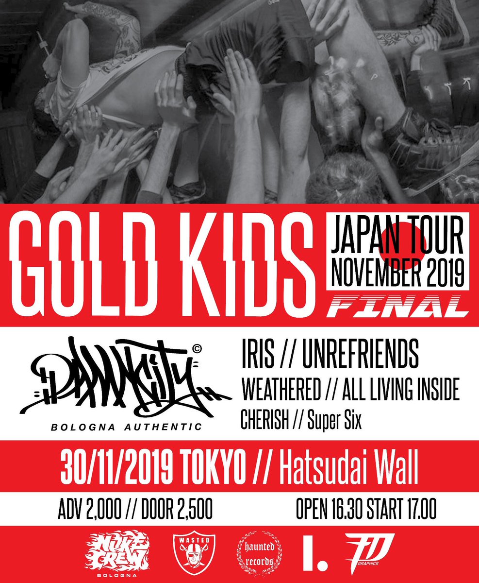 ALI_gunma's tweet photo. 【Live】

11/30 (土)
初台WALL

IRIS pre, DAMNCITY JAPANTOUR 2019FINAL

取り置きDM又はリプライにて承ります。 https://t.co/GAGJwJKoJj