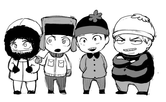 Netflixのおかげで久しぶりに観てるけど最高ですね  #サウスパーク 