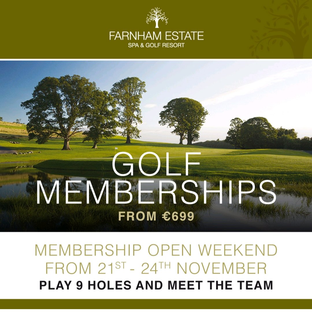 Golf Memberships @farnhamestate 

Come along to our membership open weekend and check out our new golf club house! 😊

#golf #membership
#cavan #newgolfclub #golfing #openweekend 
@CGI_Golf
@GDI_Weekly