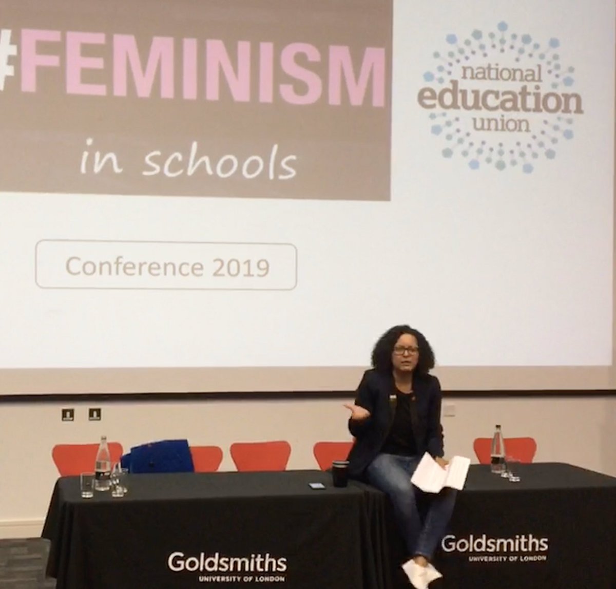 “For @WEP_UK political activism is our engine & feminism is our fuel. We want to agitate & influence, to change the things we can’t accept. Let’s not drop the mic. Let’s pass the mic”: @ManduReid, first person of colour to lead a UK political party, at #FeminismInSchools #WomenEd