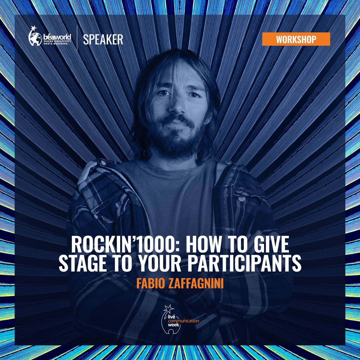 BeaWorldFest's tweet image. 🗣 "Breaking down borders means finding a common language that permits the inclusion of different people."

Find out more about Fabio and his rockin' session: beaworldfestival.com/speaker/fabio-…

#BestEventAwards #LiveCommunicationWeek
#BeaWorld 2019📍 Milan | 🗓 November, 27-30