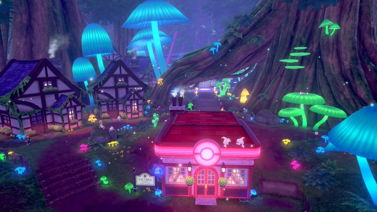 Nitrius's tweet photo. Ballonea, probably the most beautiful town so far. #PokemonSwordShield #NintendoSwitch https://t.co/z829NEYYx2