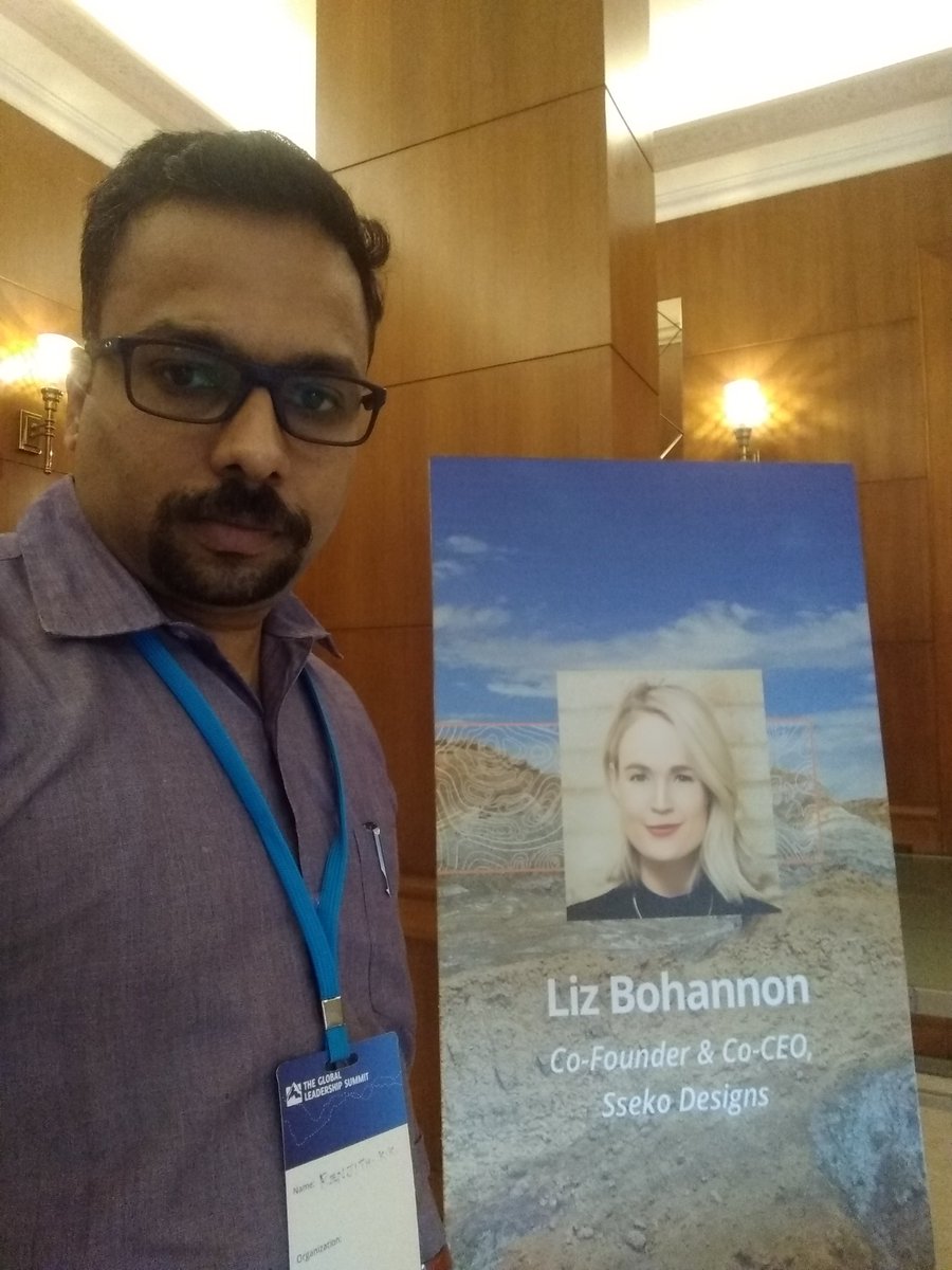 kkrenjith's tweet photo. Learning never ends &amp; it's a delightful experience to listen to great leaders of the world. Some wonderful lessons from the real lives of legends like BearGrylls, Liz Bohannon and many more #GLSummit https://t.co/B68sPNvY99