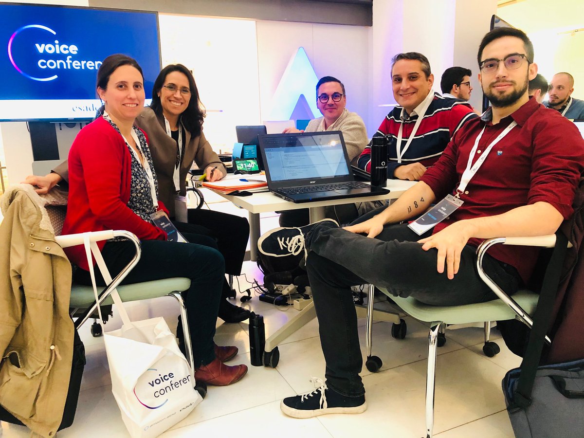 VoiceConfeSpain's tweet photo. Les presentamos a estos 4 equipazos que son parte del Voice Hackathon en este primer Voice Conference Spain 🇪🇸 ¡Mucha suerte! 🧠🚀

@BBVAInnovation @everis @ESADEexed @ESADE @alexadevs https://t.co/XYKzCRFyZu