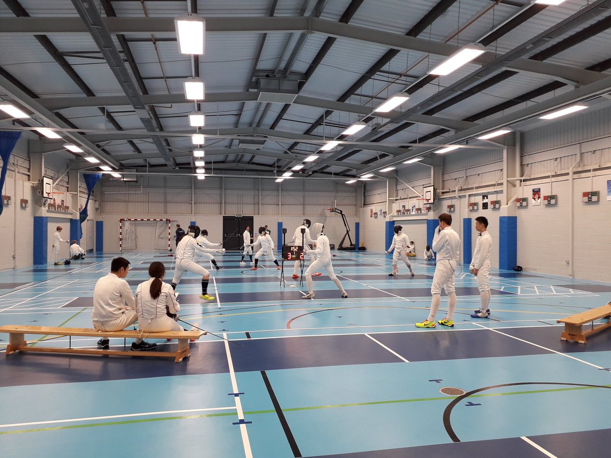 OKSAssociation's tweet photo. Inside the new Malthouse Sports Hall - the new hub for fencing. The fencing hall is one of the biggest owned by a School in England! https://t.co/DFsh3sSYeO