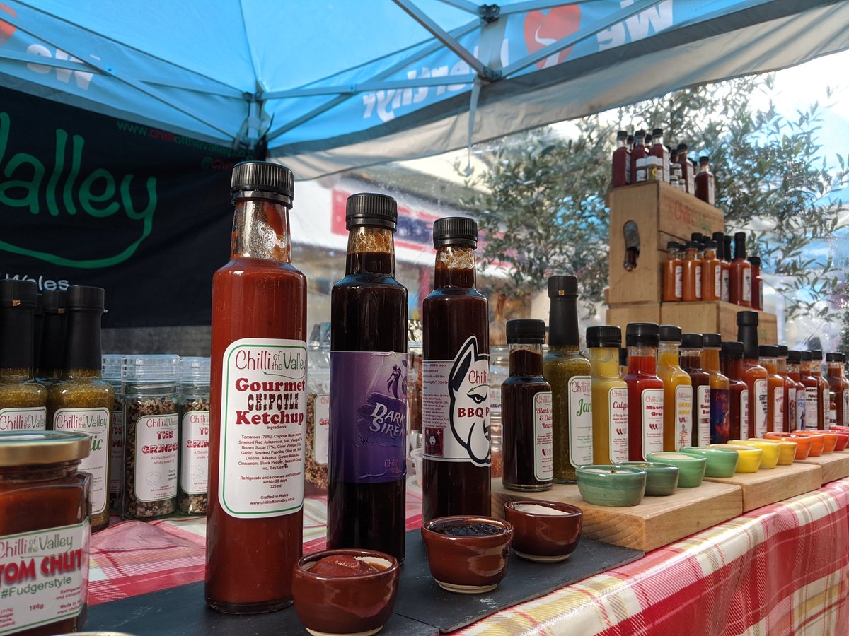ChilliOTV's tweet image. No sign of the big man with the white beard yet, so why not warm yourself up with some chilli stuff while you wait for him at the @WeLoveMerthyr Family Fun Day. We have some great stocking fillers available