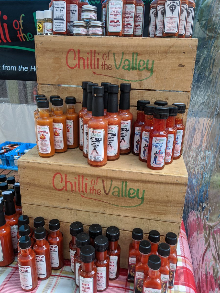 ChilliOTV's tweet image. No sign of the big man with the white beard yet, so why not warm yourself up with some chilli stuff while you wait for him at the @WeLoveMerthyr Family Fun Day. We have some great stocking fillers available