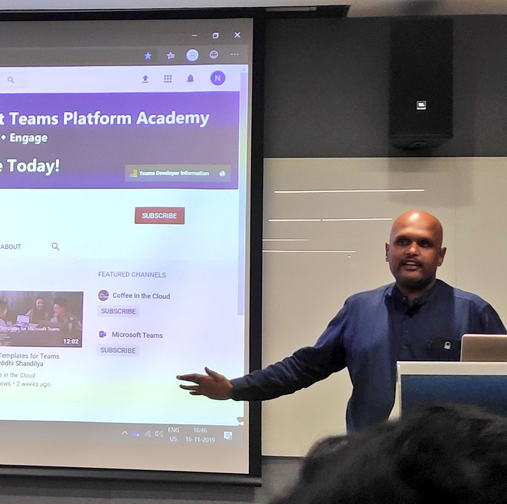 itzKavin's tweet image. Finishing touch by @narasimaperumal! #MS365DevBootcampBLR #MS365DevBootcamp