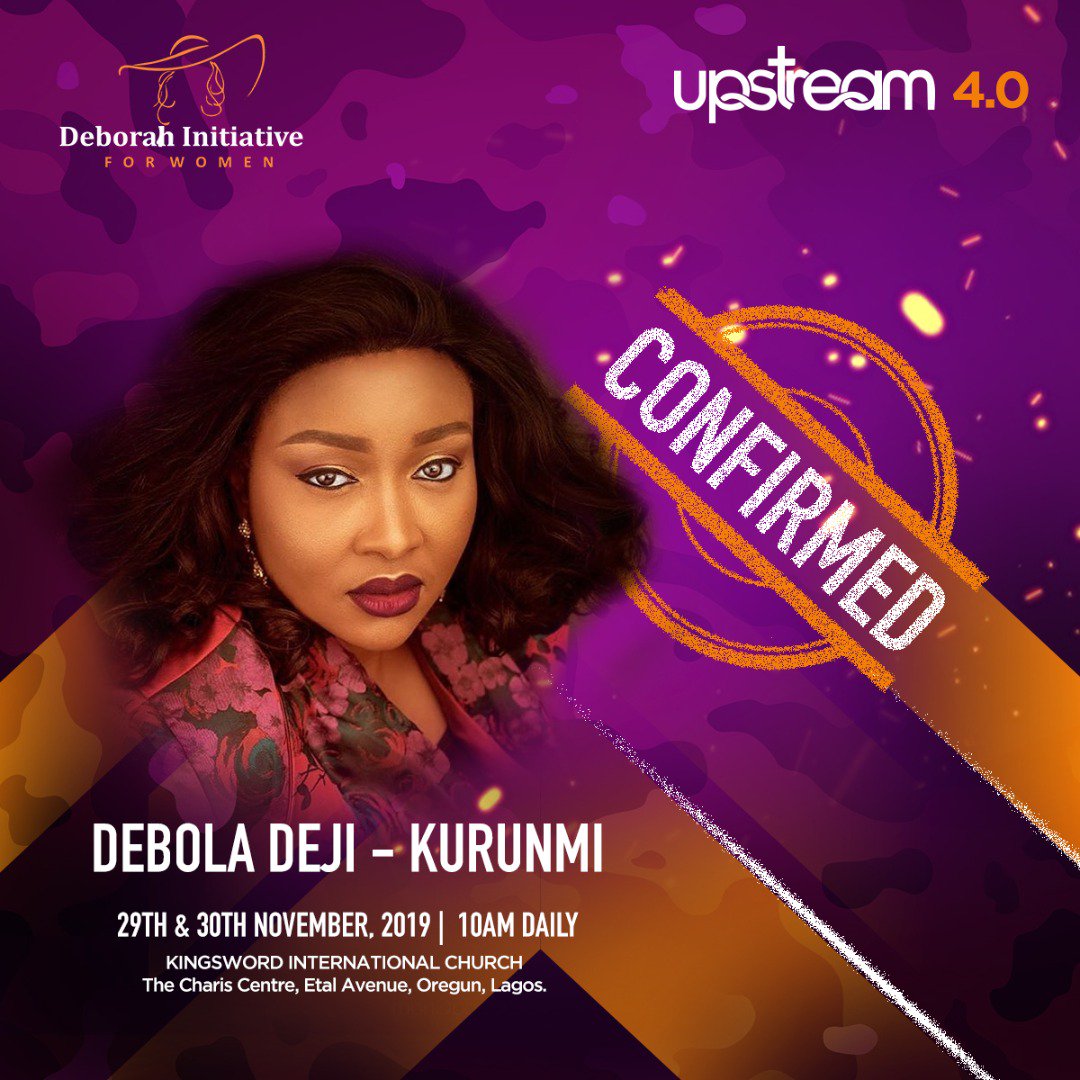 deborahwomen's tweet image. Last Friday and Saturday this month; DDK @deboladejikurunmi  will be teaching at UPSTREAM 2019!
DDK has led @deborahinitiativeforwomen since 2010 and next year, it would be a whole decade of following God through this ministry

Click below to to read more

instagram.com/p/B47JUJrl34u/…