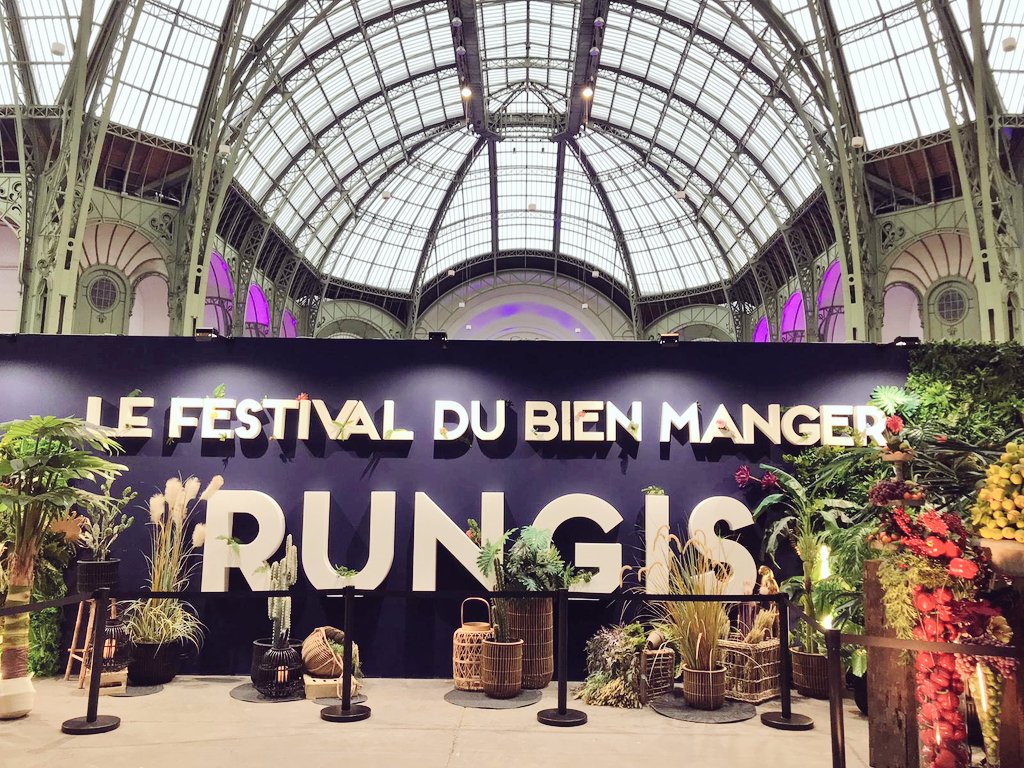 2ème journée au #grandpalais après une grande soirée bien réussie. Rejoignez-nous au stand Avigros. 

#FestivalduBienManger
#RUNGISAUGRANDPALAIS