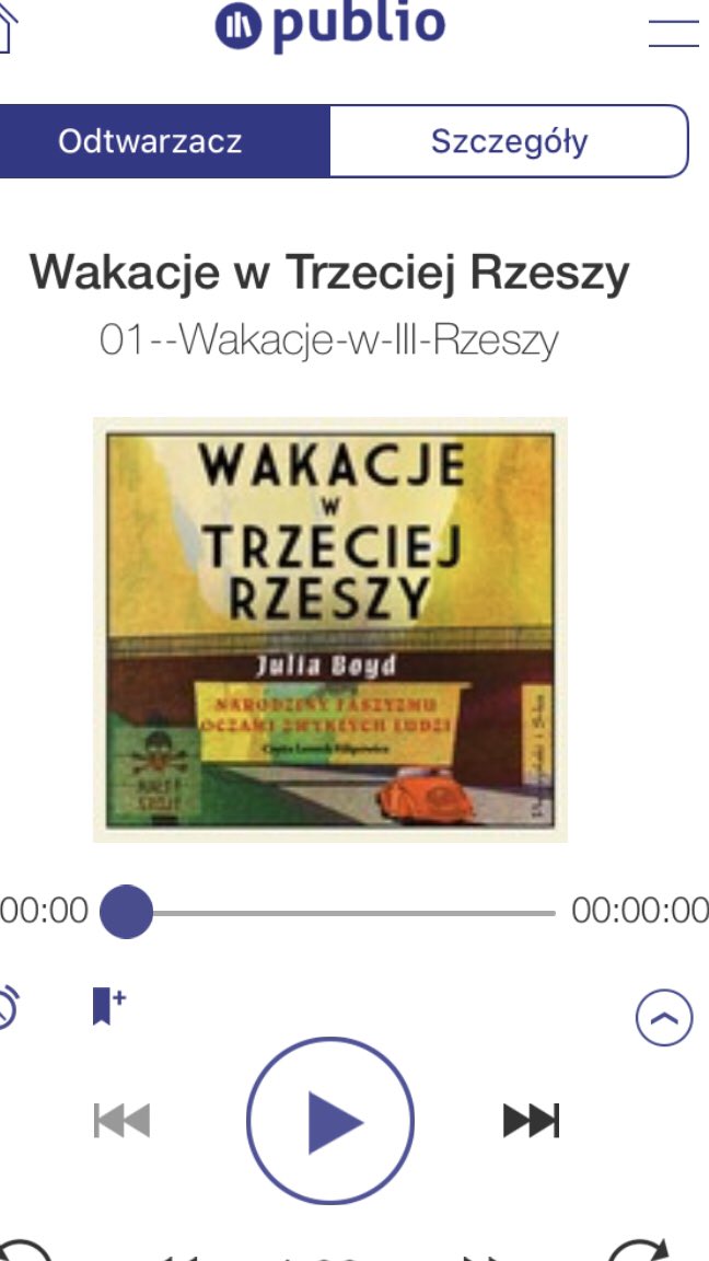 czyzowicz_kuna's tweet photo. #readlist2019 35. Julia Boyd. Wakacje w Trzeciej Rzeszy. Audiobook. Pruszyński i S-ka. https://t.co/VECNQo8mEv