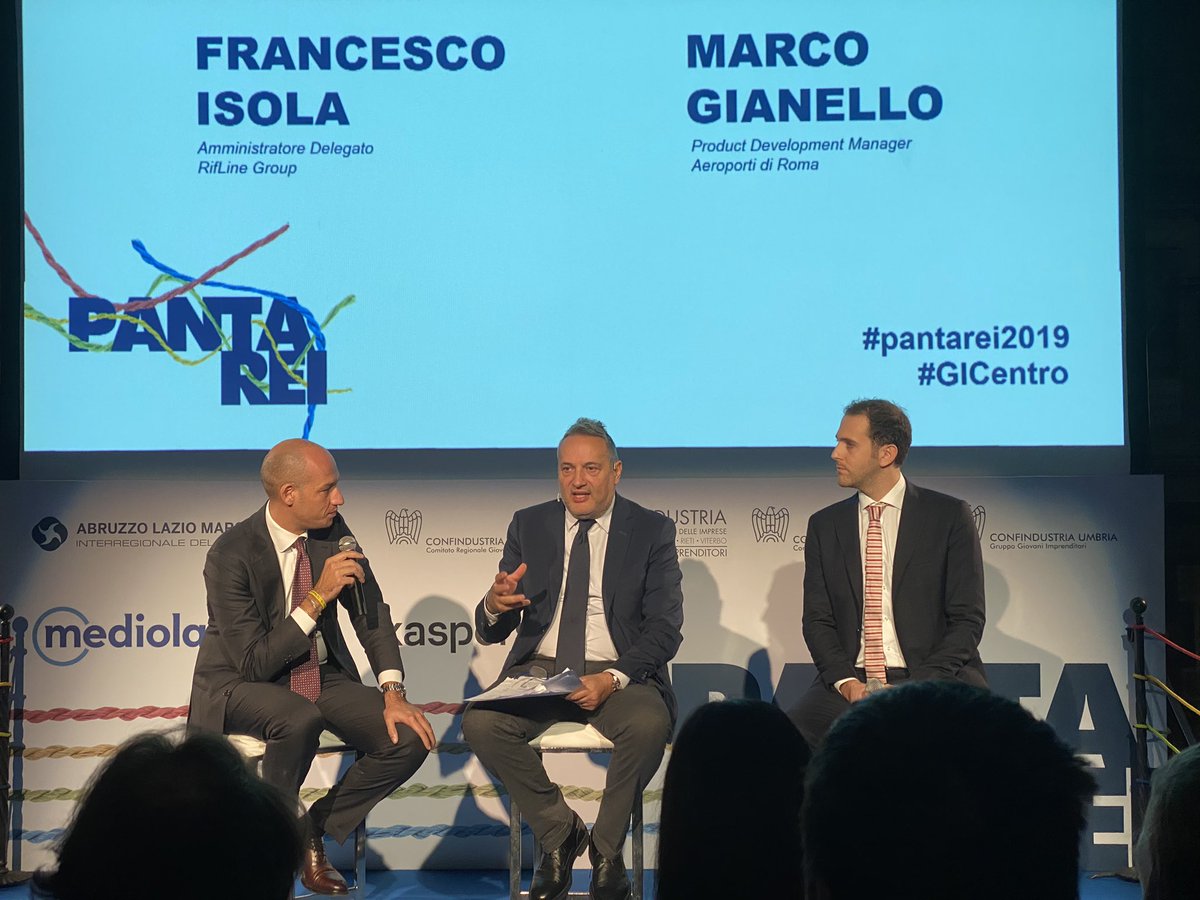 “Bisogna riuscire a fare sistema in una terra di mille campanili. I nostri partner e competitor sono aziende di tutto il mondo”. Sul ring di #PantaRei2019 soluzioni e cifre del mercato delle merci con Francesco Isola, Giovane Imprenditore e Marco Giannello, Aeroporti di Roma