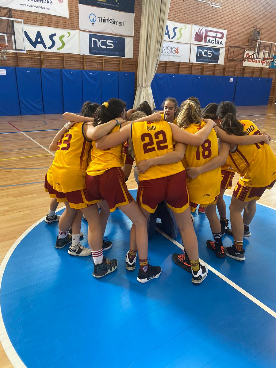 cbalcobendas's tweet photo. ⛹️‍♂️⛹️‍♀️ #CanteraCBA | Buen partido y victoria del #InfCFem ante Villanueva de la Cañada (47-18). ¡A seguir mejorando! #SúmateAlGranate https://t.co/zP5tABVEJt