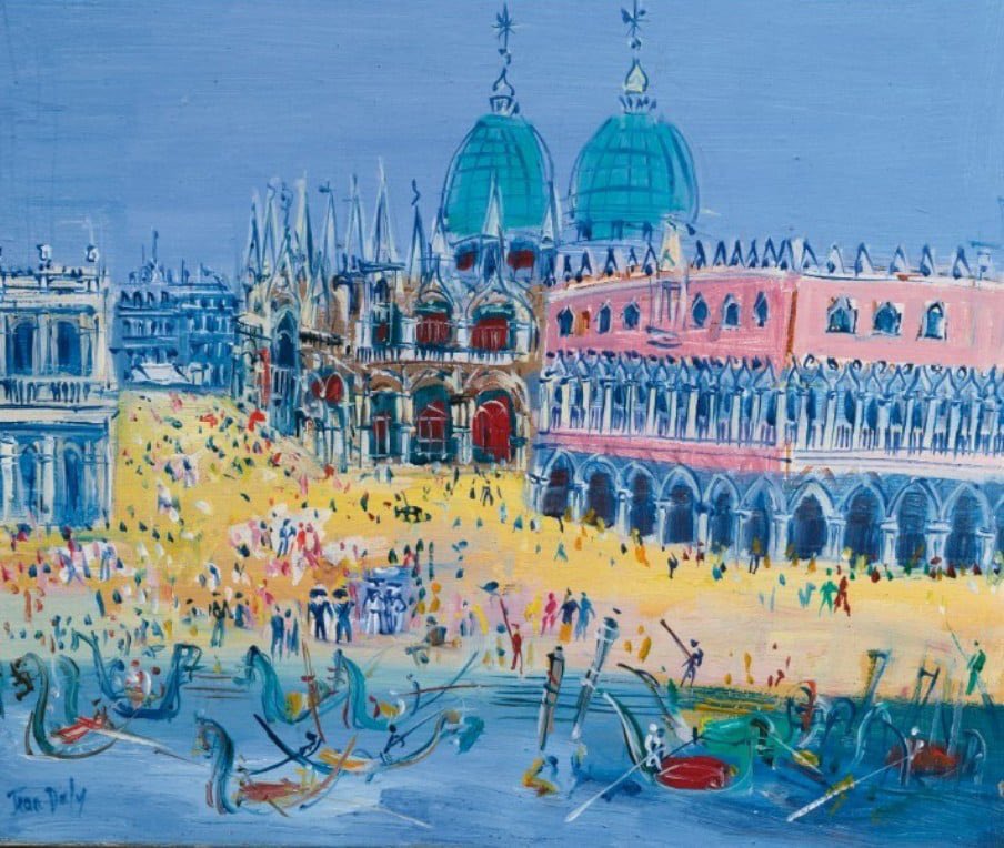 _Emmet_Emmet's tweet photo. Jean Dufy 
Venise, le Palais des Doges | 1955-57. https://t.co/LC1OBUeKQP