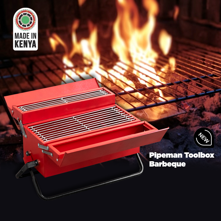 PipeManLtd's tweet photo. New Pipeman Toolbox Barbeque.
Heavy-duty steel construction.
2 grill zones complete with grills and ashtray @ Sh.4995/=
To buy: https://t.co/SvX2s7l66O
#MakeInKenya #MadeInKenya #BlackFriday #SaganaDeclaration #SaturdayThoughts #KOTLoyalsOnly #SaturdayMotivation #2019in4words https://t.co/yrdYQpIyNp