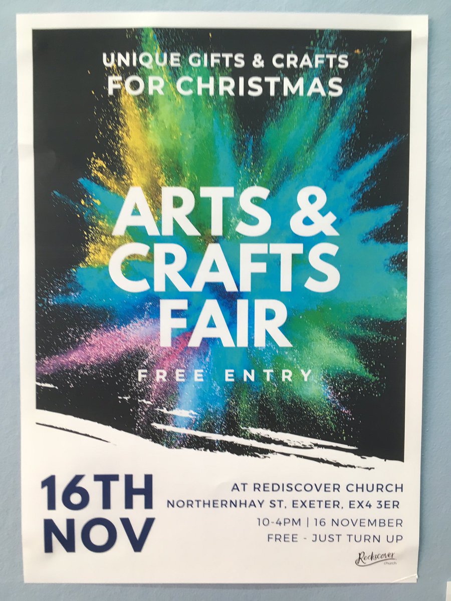 restoreinfo's tweet photo. Join us today at the Christmas Craft Fayre held at Rediscover, Exeter, 10-4pm and find some beautiful creative gifts for those you love this Christmas. https://t.co/djQP6uACbV