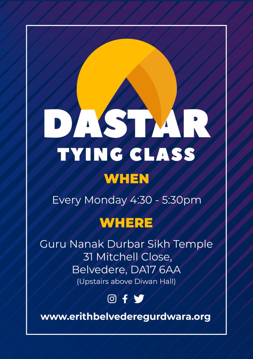 GNDErithBvd's tweet photo. Dastar classes starting next week. All welcome. 🙏 #dastar #turban #sikh #sikhism #turbantutorial #turbanclass #dastartutorial https://t.co/5IrUmOkXdc