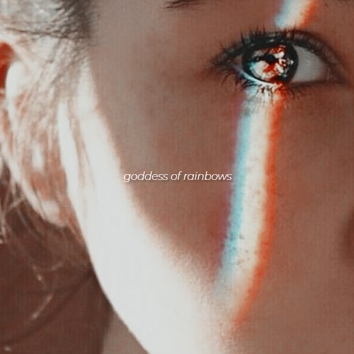 RainbowDivinity's tweet image. ➥ #GreekMythRP for Iris
➥ Goddess of Rainbows and Messenger to the gods.
➥ Chemistry-based/MV/MF
➥ Open for Banters &amp;amp; SLs
➥ May contain mature themes (21+)
➥ Penned by #𝐒𝐓𝐀𝐑

⟳ + ♡