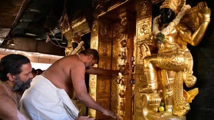 naidusudhakar's tweet image. #SabarimalaTemple opens, security beefed up 
Women will not be provided police protection; #Devaswom minister says shrine &apos;not a place for activism&apos; #Sabaraimala