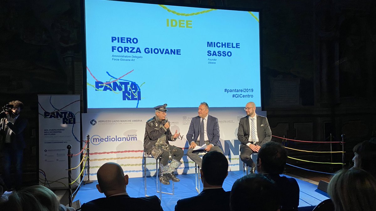Il valore del #MadeinItaly e il rapporto tra le idee e la tecnologia nel tempo. Le testimonianze degli imprenditori Piero Forza Giovane e Michele Sasso #PantaRei2019 #GICentro