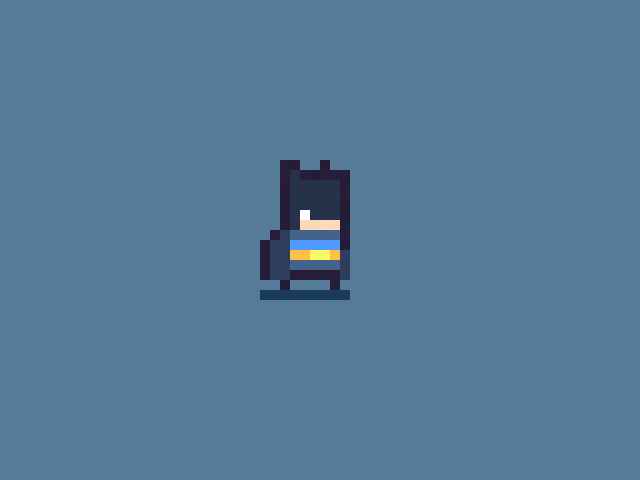 ChrisKSeidel's tweet photo. Today is Batman time @BombrioGame. This is a #batman inspired character which is already in the game. I'm posting a new character design every day. if you have any suggestions for new character, let me know!

#pixelart #gamedev #bombrio https://t.co/Iu0QT8VgiQ
