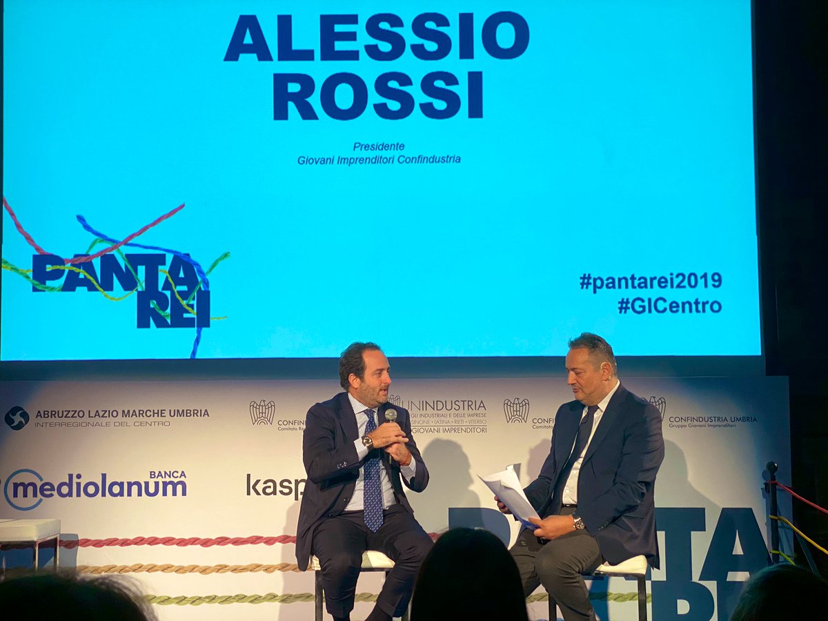 “Gli imprenditori non sono una élite o una classe dirigente, sono un ceto produttivo responsabile che ogni giorno cerca di lavorare per la crescita del Paese”, <a href="/alessio_rss/">Alessio Rossi</a>, Presidente <a href="/GIConfindustria/">GI Confindustria</a> #PantaRei2019 #GICentro
