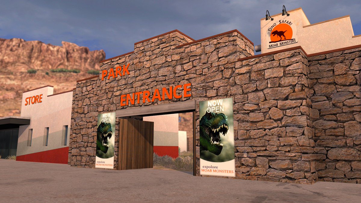 Rafaaellp's tweet photo. Moab Giants Dinosaur Trail @SCSsoftware #Utah #AmericanTruck https://t.co/4ixGBepvW5