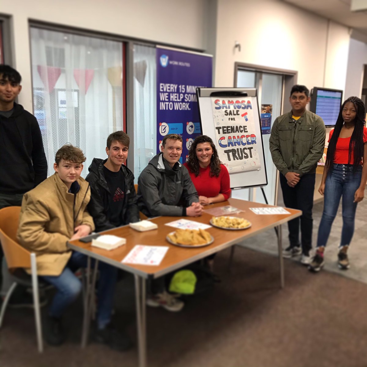 Catch22WestMids's tweet photo. In #Telford? Pop by Meeting Point House and pick up a samosa and spring roll! All proceeds to @TeenageCancer 
#NCS https://t.co/XwV8uv0dKG