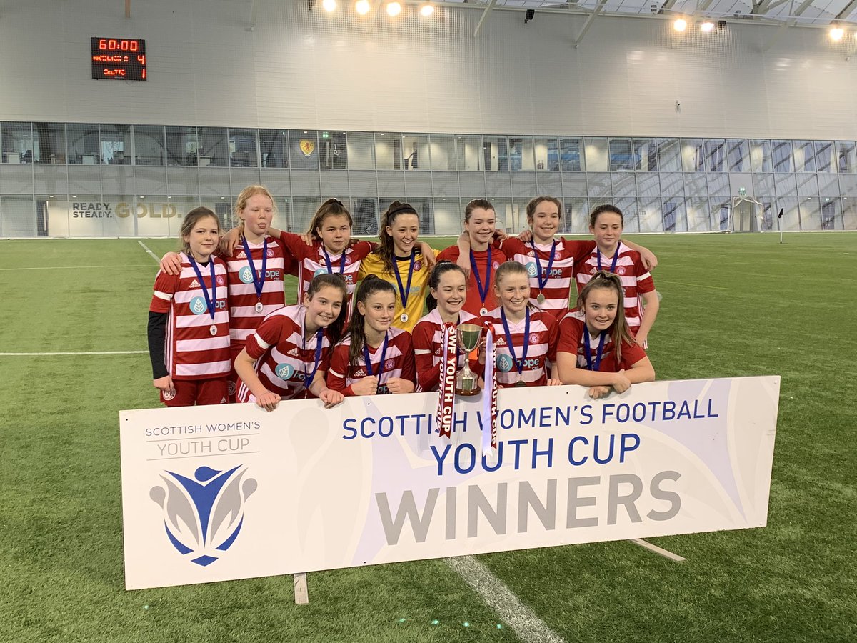 Hamilton Academical Wfc Accies 13s Scottish Cup Winners 19