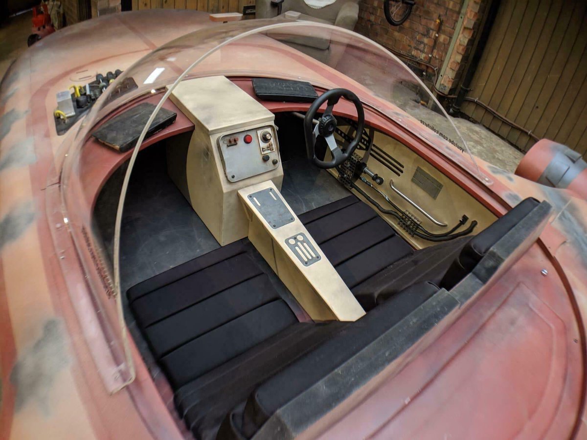 Built by Colin Furzeon, this custom X-34 Landspeeder is up for grabs on eBay, raising funds for BBC #ChildrenInNeed2019 ebay.to/2QvoSlj