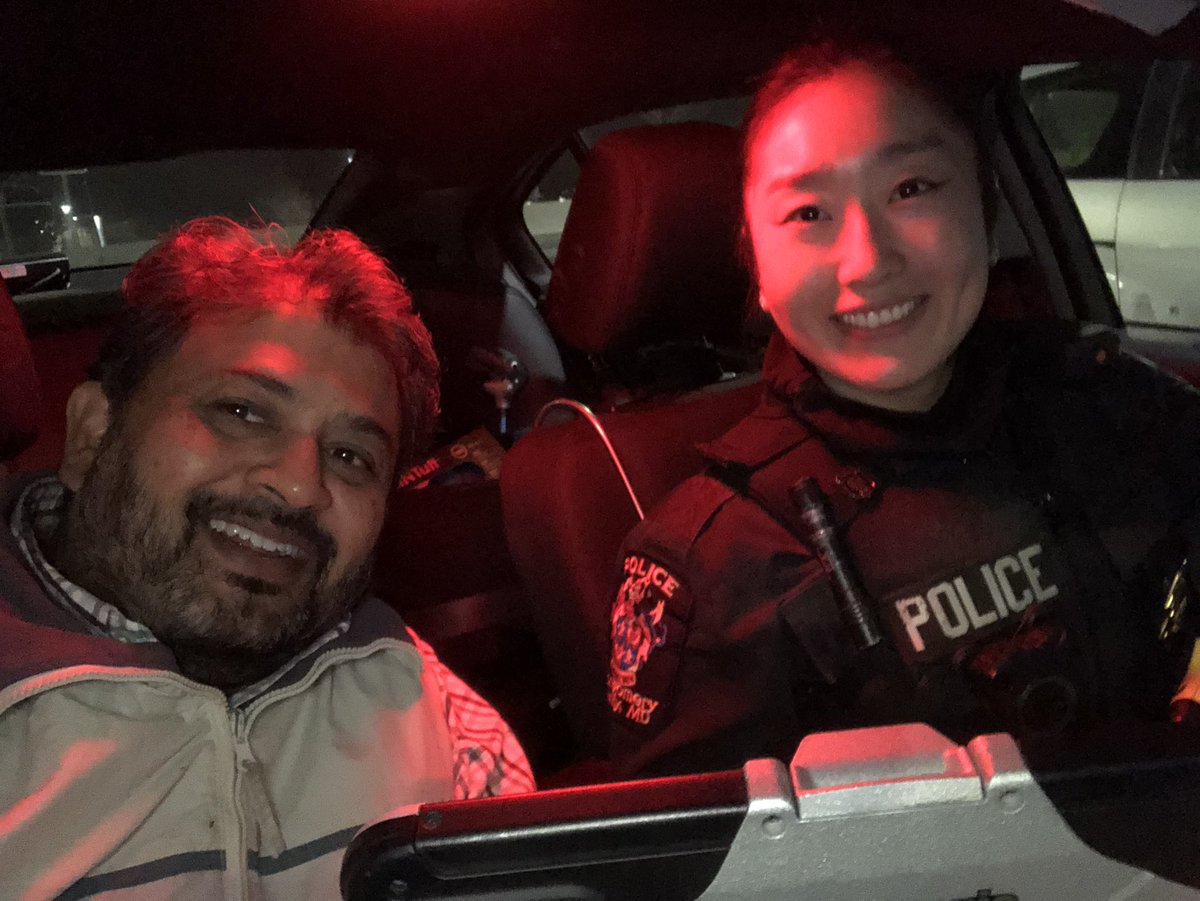 sunildasgupta4's tweet photo. As part of #30yearsofLM, I did a ride along yesterday with Montgomery County Police. Officer Jang was knowledgeable, engaging, thoughtful and I ended up staying 6 hours, longer than usual. First, thanks to Officer Jang & others who helped organize. Here are some things I learned https://t.co/GX3B5RdjKX