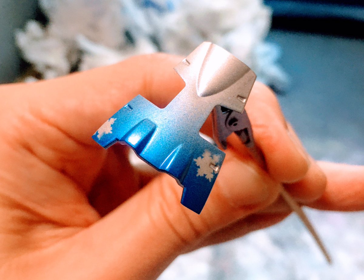 サトウサン41 セリアで買ったネイルシールが大活躍 W なお Mmpのパール塗料は 水性ホビーカラーうすめ液で6倍程度の希釈で 個人的には安定した様子