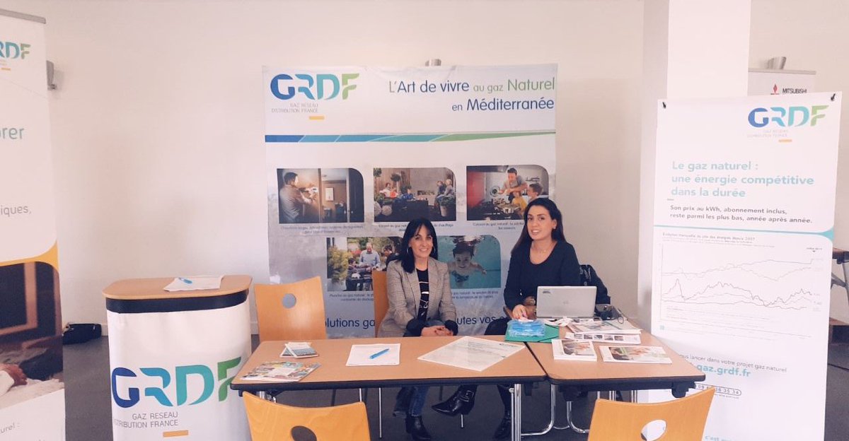 Salon de la rénovation énergétique, venez récupérer la photo thermique de votre maison et profitez de rencontrer l'équipe GRDF  #GRDFSE #gaznaturel #thermographie #tpm #gazvert #paca #onestla #grdfattitude